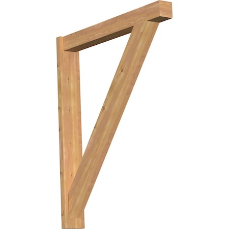 Ekena Millwork Traditional Block Smooth Outlooker, Western Red Cedar, 5 1/2"W x 38"D x 46"H OUT06X38X46TRA05SWR